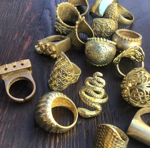 'Brass-Works' Handmade Rings