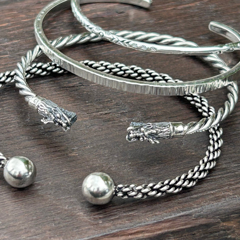 Silver Bangles - up to 65% off