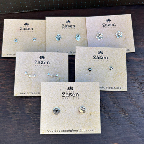 Silver Studs - 3 for £20