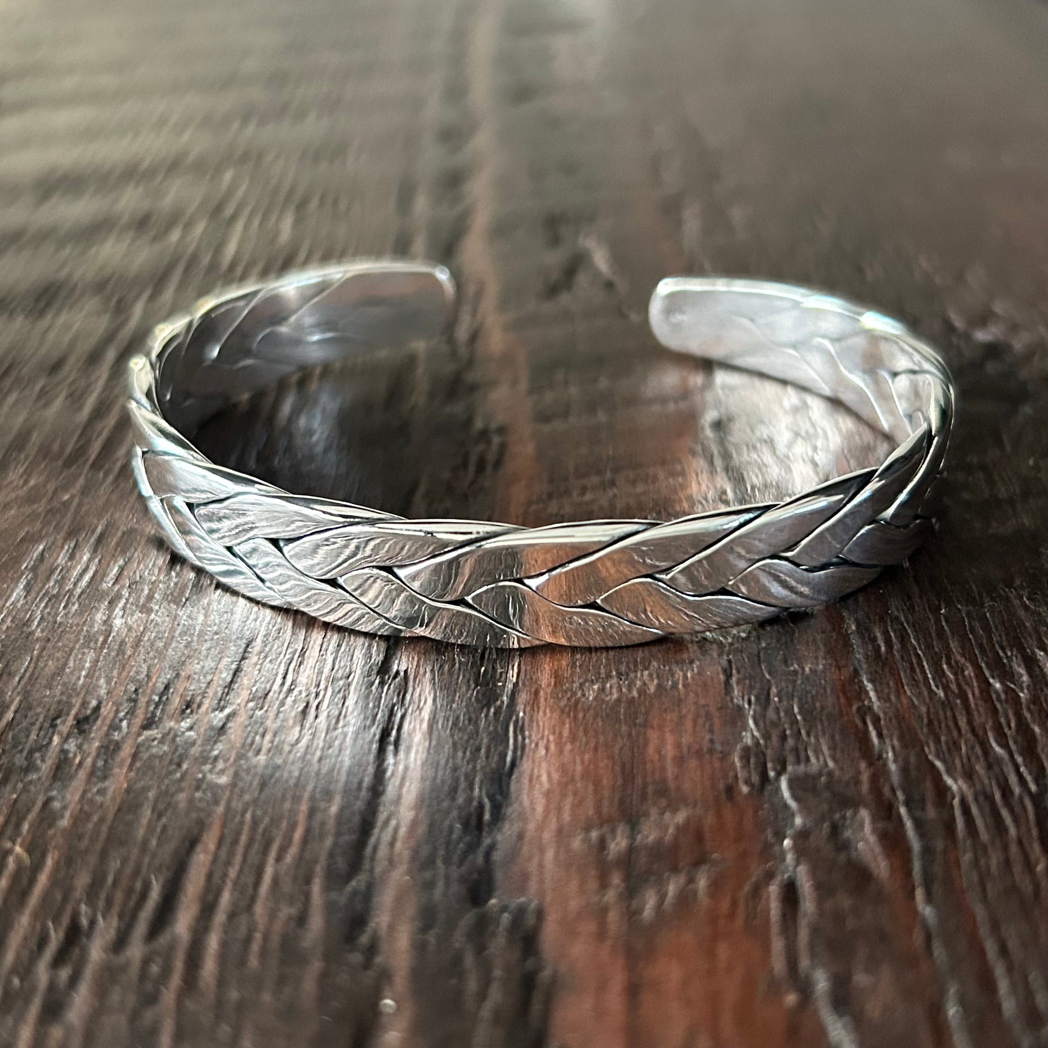 Solid Sterling Silver Cuff Bangle