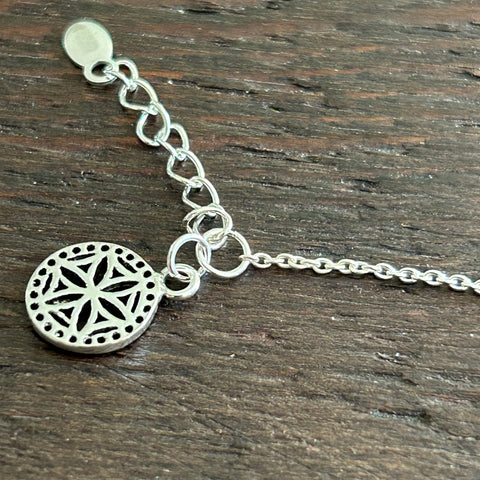 Sterling Silver Anklet - Talisman