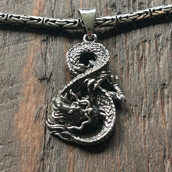 925 Sterling Silver 'Borobudur' Chain - 3mm