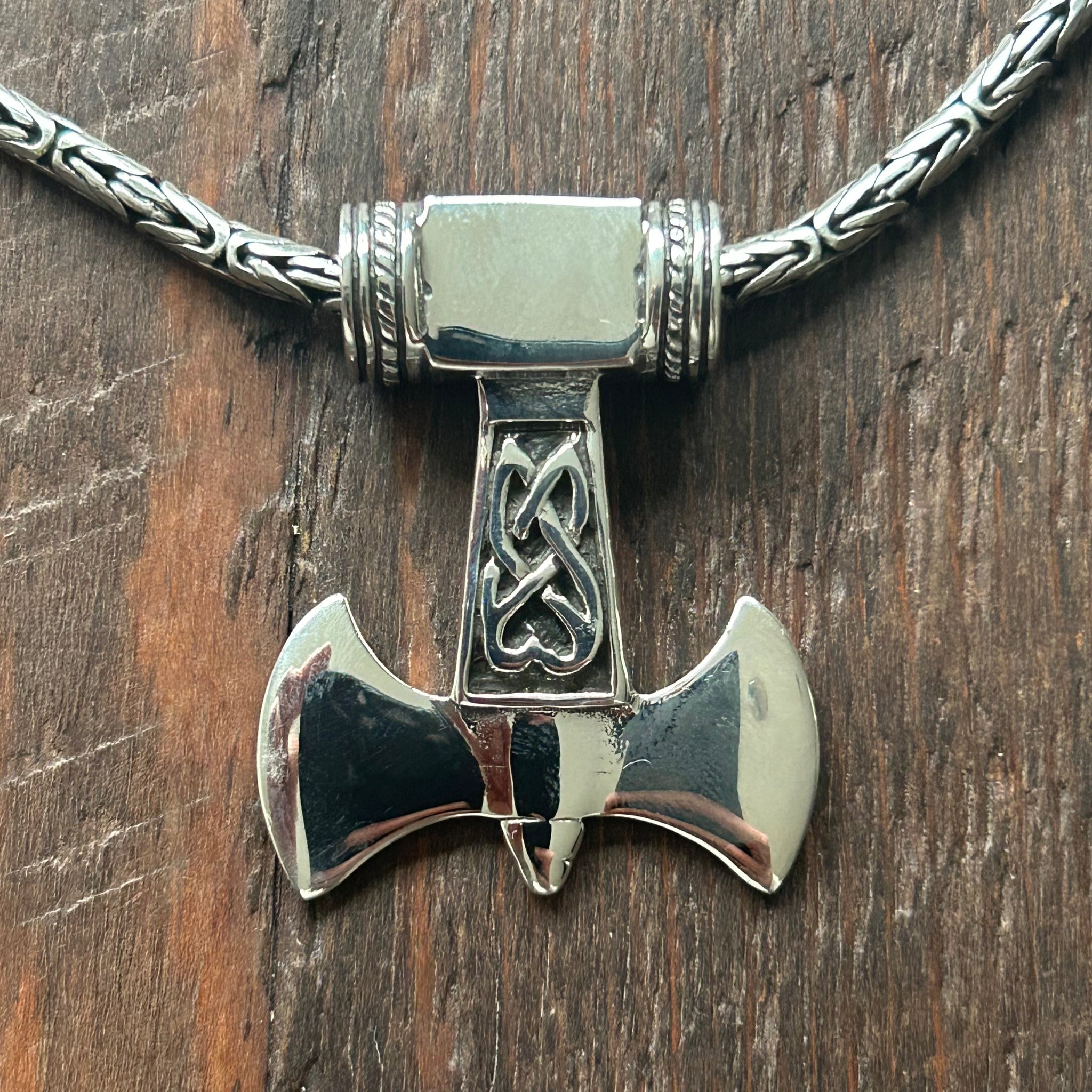 Viking / Thor's Hammer Sterling Silver Pendant