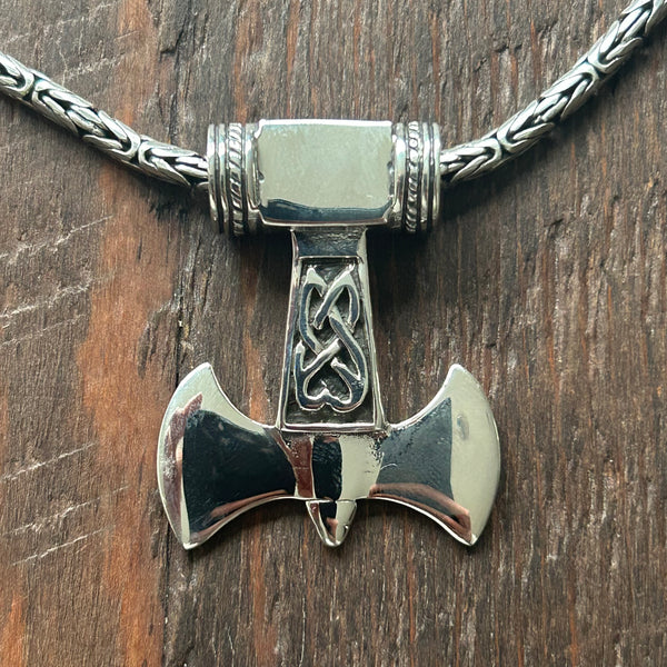 Viking / Thor's Hammer Sterling Silver Pendant