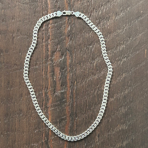 925 Sterling Silver 'Curb' Chain - 6mm