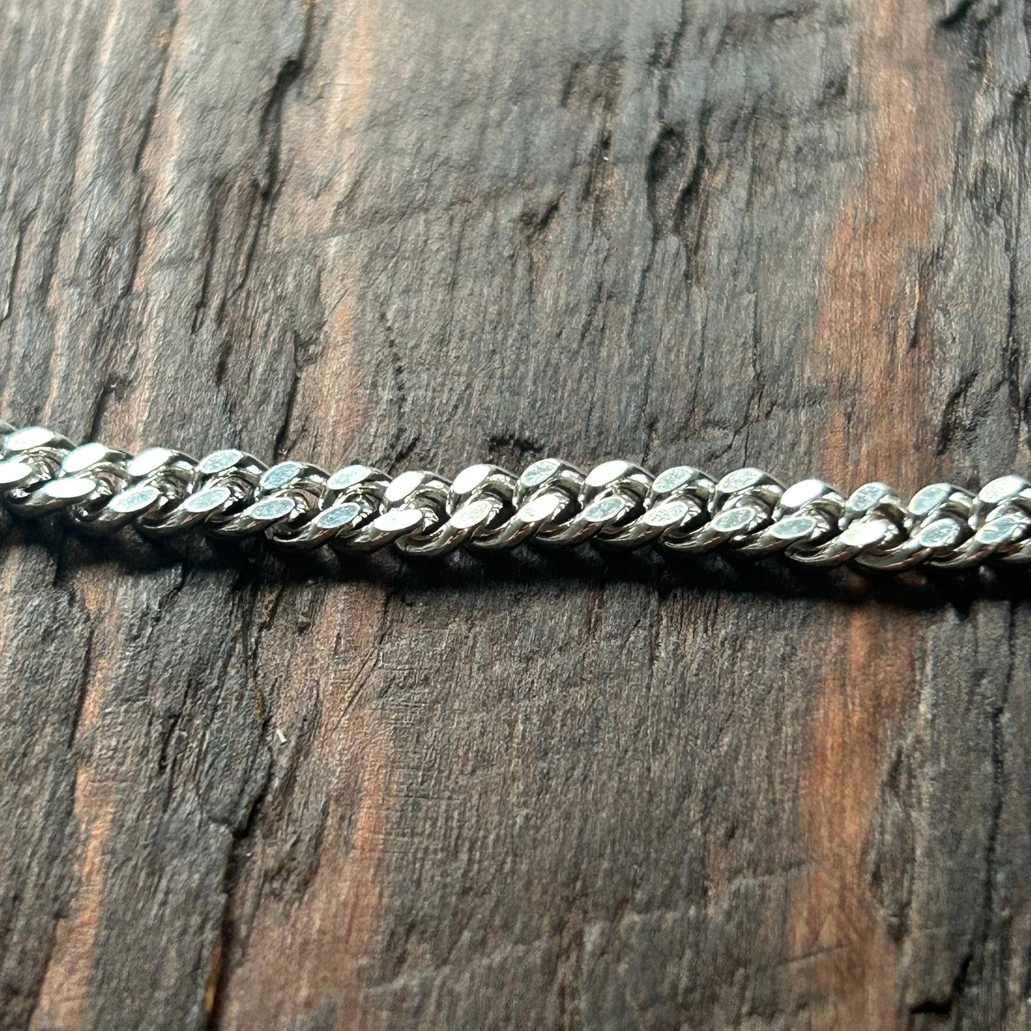 925 Sterling Silver 'Curb' Chain - 4mm