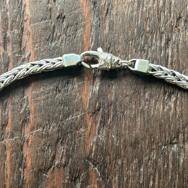 925 Sterling Silver 'Weave' Chain - 4mm