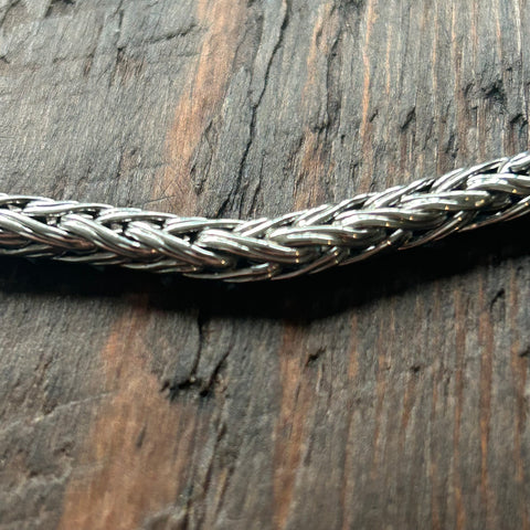 925 Sterling Silver 'Weave' Chain - 4mm