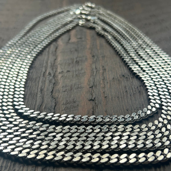 925 Sterling Silver 'Curb' Chain - 6mm