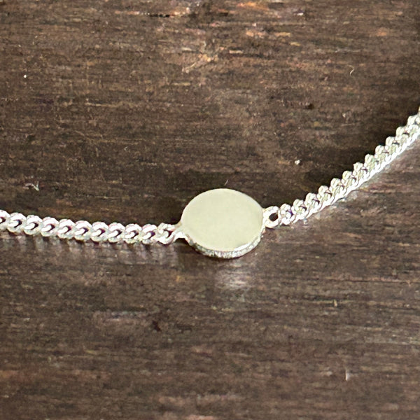 Fine Sterling Silver Bracelet - Discs