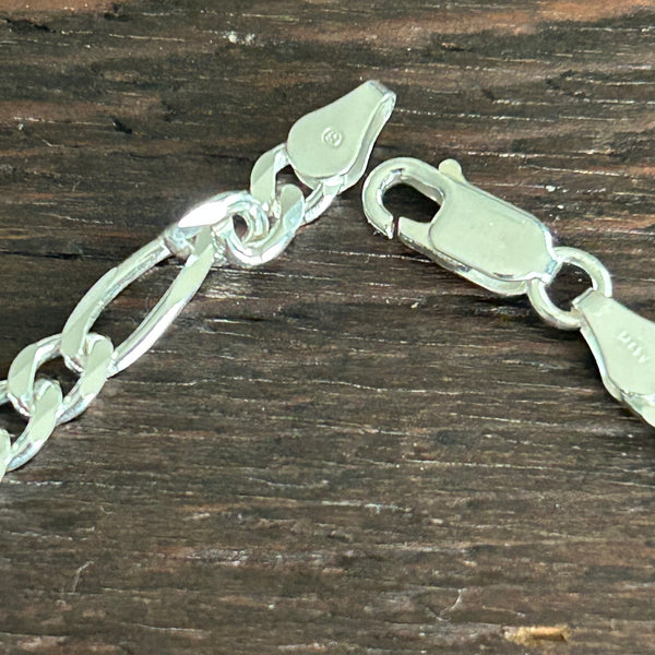 Sterling Silver Curb Bracelet - 5mm