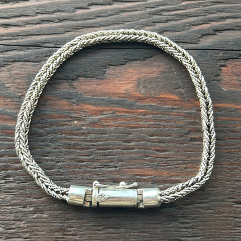 Sterling Silver 4mm Rope Bracelet