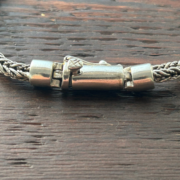 Sterling Silver 4mm Rope Bracelet