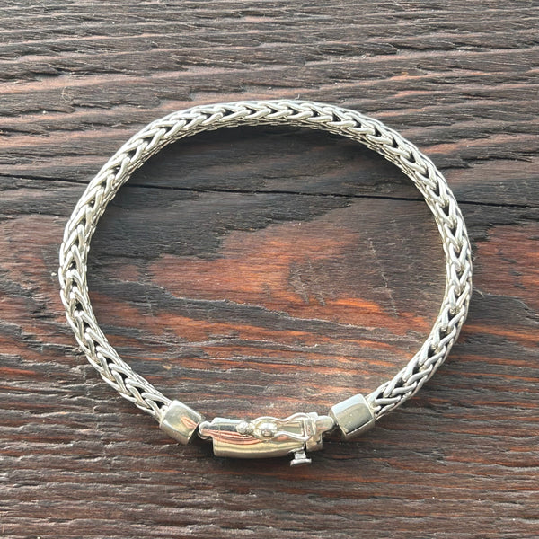 Sterling Silver Rope Bracelet