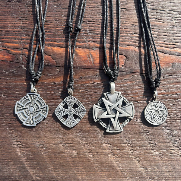 Mystic / Gothic / Celtic Pewter Pendant