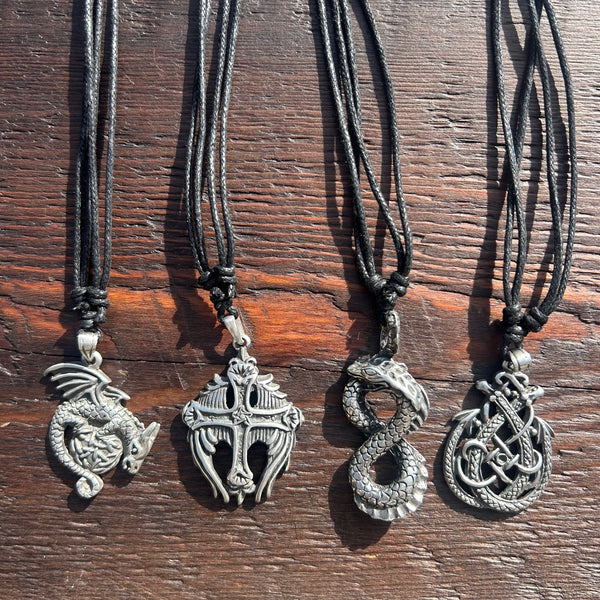 Mystic / Gothic / Celtic Pewter Pendant