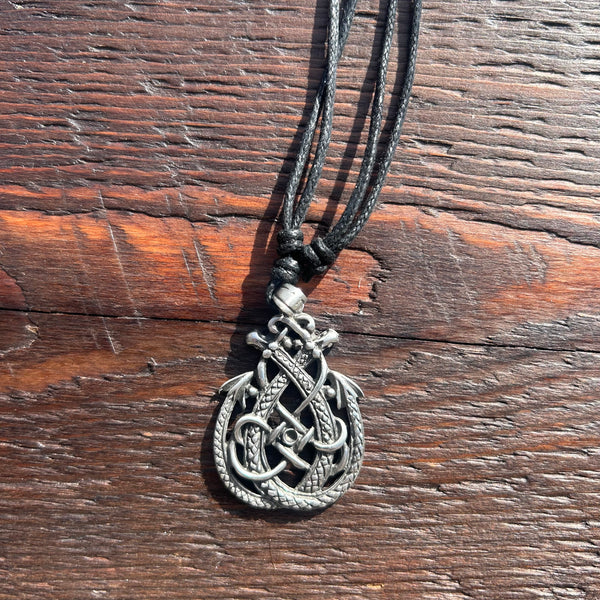 Mystic / Gothic / Celtic Pewter Pendant