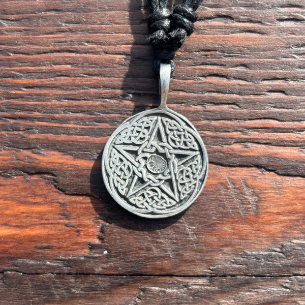 Mystic / Gothic / Celtic Pewter Pendant