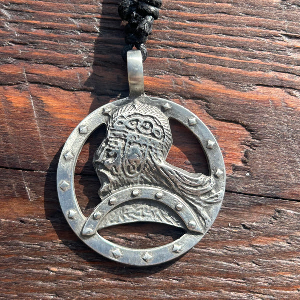 Round Viking / Norse Pewter Pendant