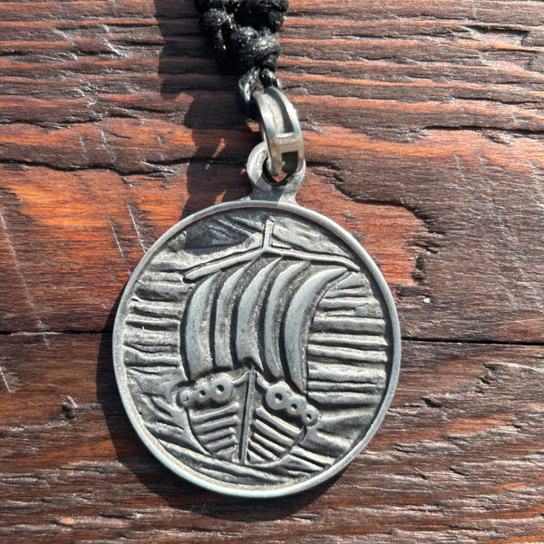 Round Viking / Norse Pewter Pendant