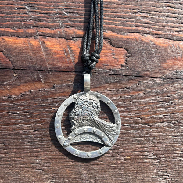 Round Viking / Norse Pewter Pendant
