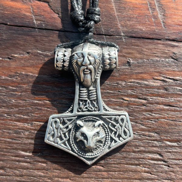 Viking / Thor's Hammer Pewter Pendant