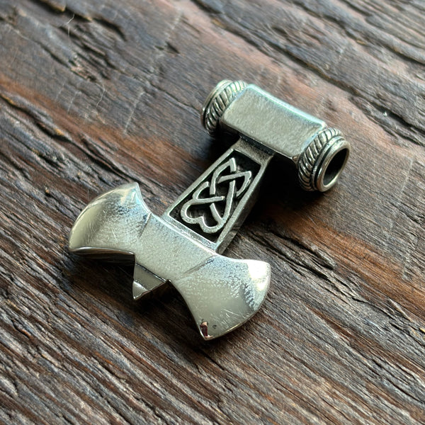 Thor's Hammer / Viking / Celtic Sterling Silver Pendant