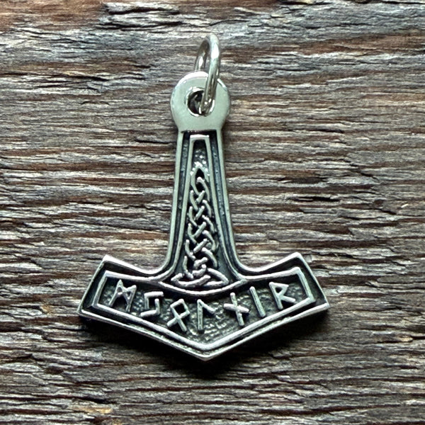 Viking / Thors Hammer Design Sterling Silver Pendant