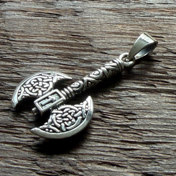 Viking / Thors Hammer / Axe Design Sterling Silver Pendant