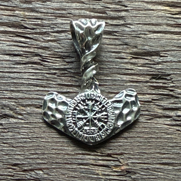 Viking Hammer Design Sterling Silver Pendant