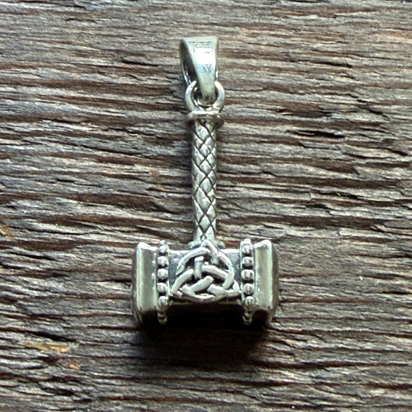 Viking / Thors Hammer Design Sterling Silver Pendant