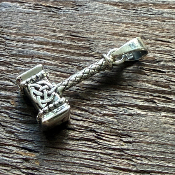 Viking / Thors Hammer Design Sterling Silver Pendant