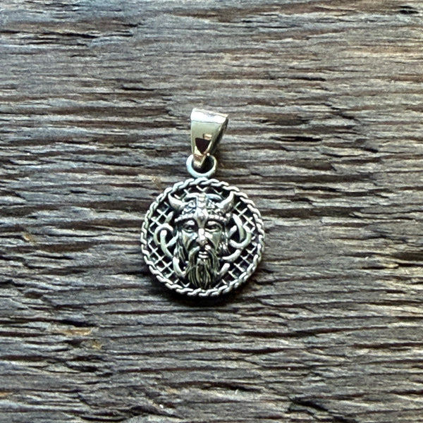 Viking Design Sterling Silver Pendant - Small