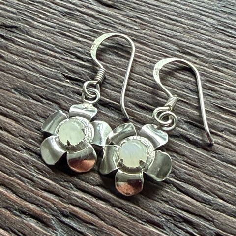 New Stone / Shell Drop Earrings