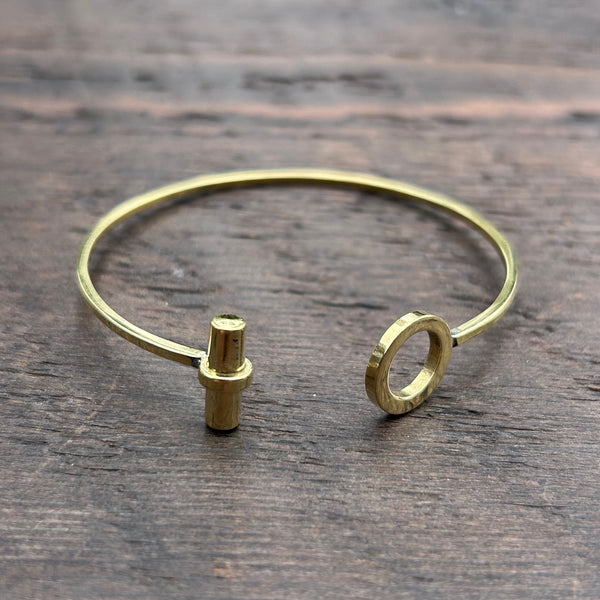 'Brass-Works' Brass Cuff Bangle