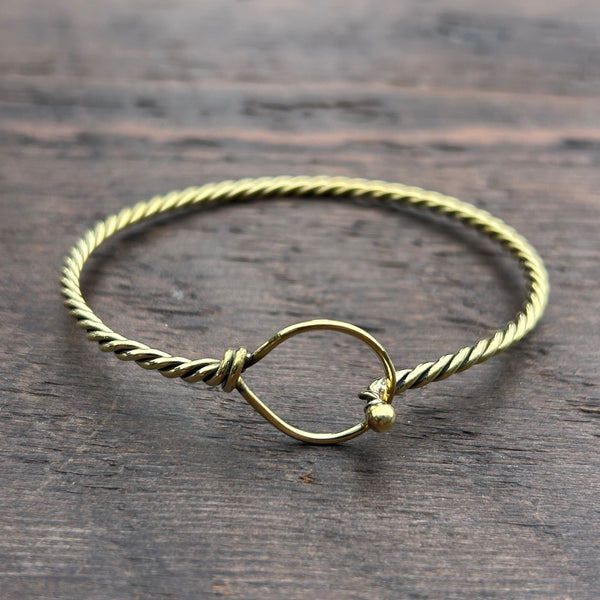 'Brass-Works' Brass Cuff Bangle