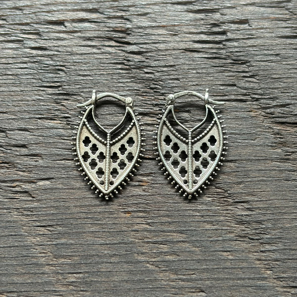 Sterling Silver Creole Hoop Earrings
