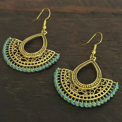 'Ethnic Vibes' Mandala Design Earrings