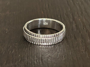Sterling Silver Fidget / Spinning Ring