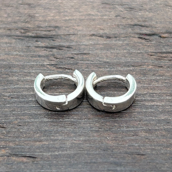 Sterling Silver Huggies Hoop Earrings