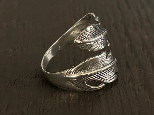 'Feather' Sterling Silver Band Ring * Best Seller *