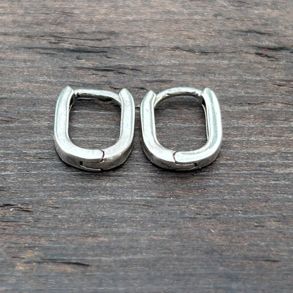 Sterling Silver Huggies Hoop Earrings