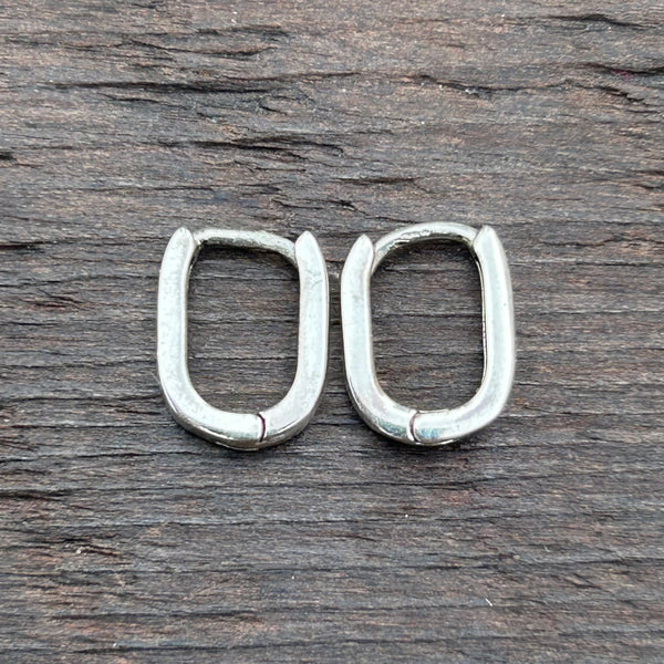 Sterling Silver Huggies Hoop Earrings