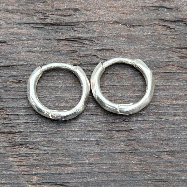 Sterling Silver Huggies Hoop Earrings