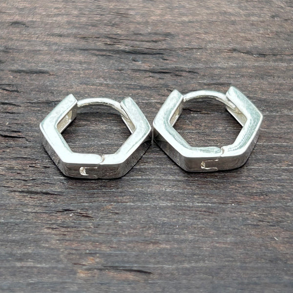 Sterling Silver Huggies Hoop Earrings