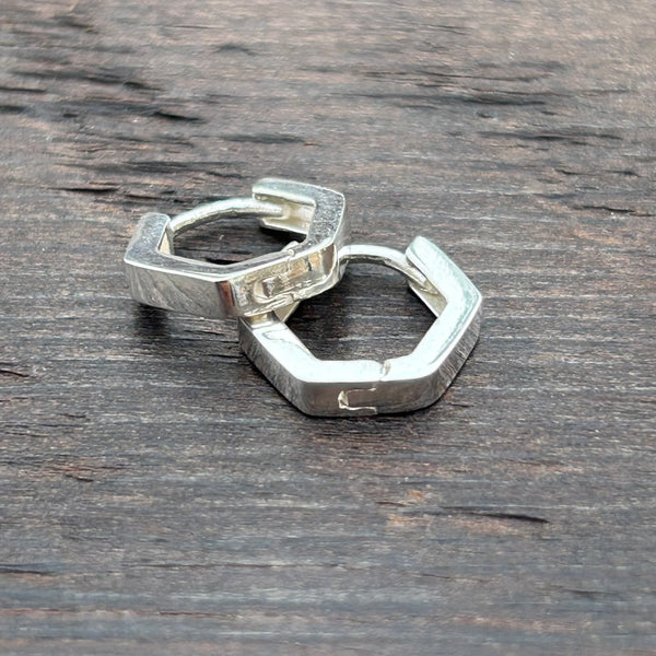 Sterling Silver Huggies Hoop Earrings