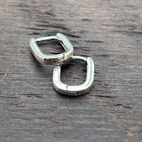 Sterling Silver Huggies Hoop Earrings