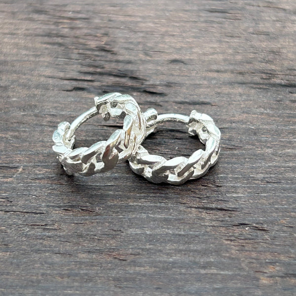 Sterling Silver Huggies Hoop Earrings
