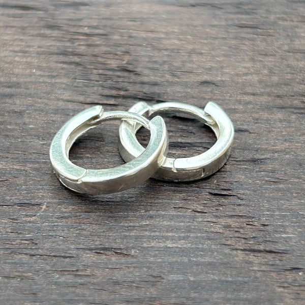 Sterling Silver Huggies Hoop Earrings