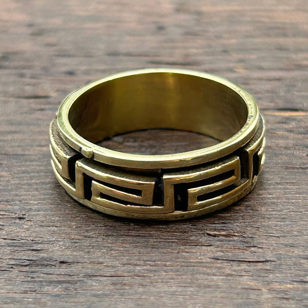Brass-Works Brass Fidget / Spinning Ring
